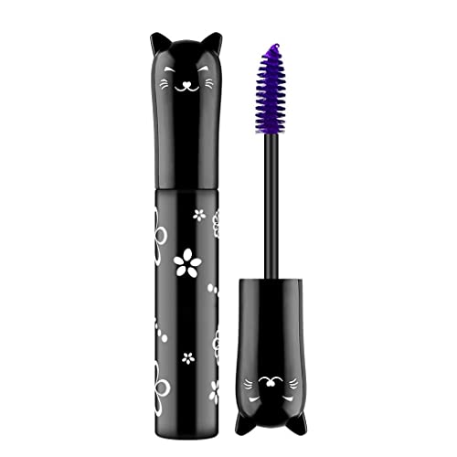 Womens Mascara Machen Sie sich 3ml Verlängerungen Wimpern Wimpern wasserdicht mit langen Augen Curling Farben 6 Mascara Keratin Mascara (Purple, One Size) von Btruely