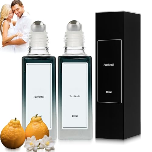 2025 Neu Pheromon Parfüm Original Herren,Alpha Pheromonparfüm Herren, Diskrete Roll-On-Anwendung, Für eine natürliche, Unsichtbare Duftentfaltung,Pheromon-Formel – Steigert die Ausstrahlung (2er) von Btsozer