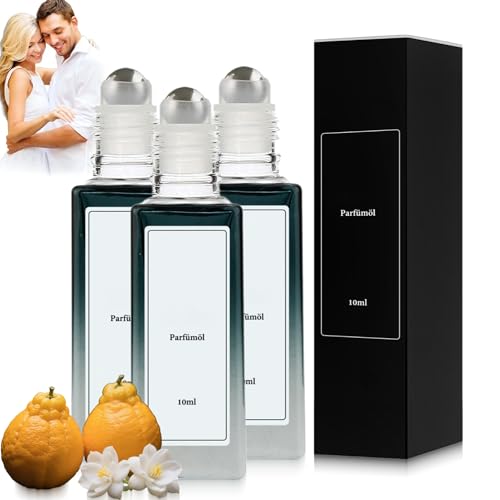 2025 Neu Pheromon Parfüm Original Herren,Alpha Pheromonparfüm Herren, Diskrete Roll-On-Anwendung, Für eine natürliche, Unsichtbare Duftentfaltung,Pheromon-Formel – Steigert die Ausstrahlung (3er) von Btsozer