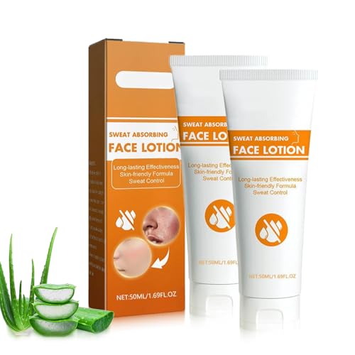 Antitranspirant Gesichts, Sweat Absorbing Face Lotion, Anti Sweat for Face, Anti-Schweiß gegen starkes Schwitzen im gesicht, anti schwitzen gesicht für Männer und Frauen, Anti Sweat for Face (2) von Btsozer