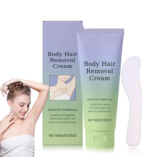 Enthaarungscreme, Haarentfernungscreme für Männer Frauen, Sanfte Formel Hair Removal Cream Enthaarung Schnelle & Schmerzfreie Depilatory, Intim Enthaarungscreme für Ganzkörper Und Privatbereich von Btsozer