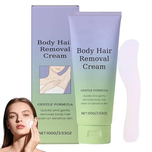 Gesichtsbehaarungshaarentferner, 2025 Neue Frauen Gesichtsbehaarung, Enthaarung Schnelle & Schmerzfreie Depilatory, Intim Enthaarungscreme für Ganzkörper Und Privatbereich (100g, 1PC) von Btsozer