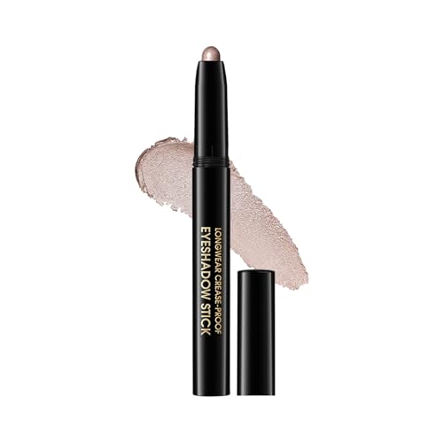 Matte Lidschatten Stift, Matt Eyeshadow Stick Wasserfest & Langanhaltend, Creme Shimmer Crayon Eyeliner, Metallic Shimmer Augen Makeup Pen, Lidschatten Stift Set (#09) von Btsozer