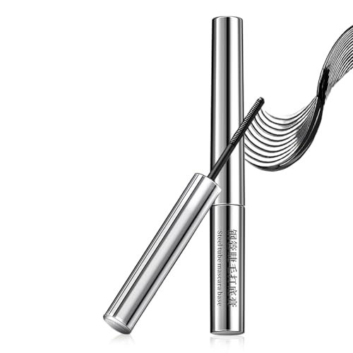 Metal Mascara, 3D Curling Eyelash Iron, Volumengebende Mas-cara Wimperntusche, Tubing Mascara Iron Eye Mas cara mit Metallbürste Wasserfest Schwarz Schnell Trocknend und Wischfest von Btsozer