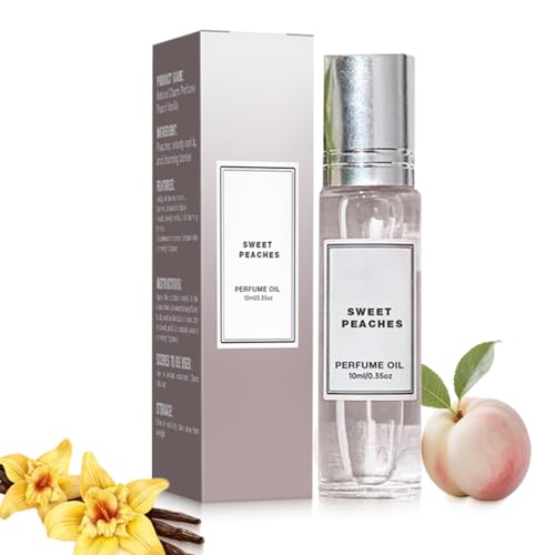 Phero-mone Parfum Woman, Roll-On Pheromone Parfum Damen, Mini Düfte set für Frauen, Charmanter Duft, Frische und Selbstbewusstsein, Zeigen Sie weiblicher Charme (Süße Pfirsiche) von Btsozer