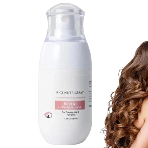 Reiswasser für Haarwachstum, Hair Growth Oil Spray, Hair Helper Spray, Rice Water Haarwachstumsspray für Dünner Werdendes Haar und Haarausfall (1PC) von Btsozer