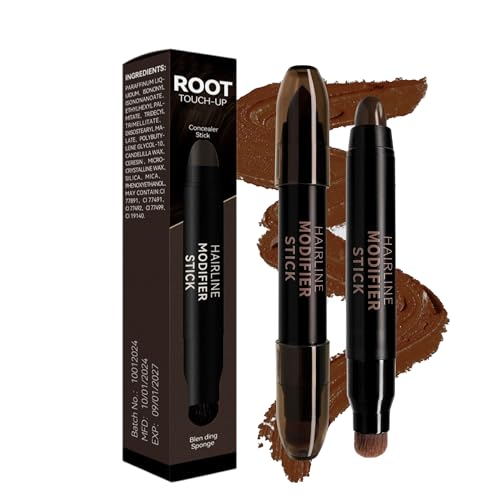Revyn Sofortige Root Deck Stick | Haaransatz Concealer Stick | Doppelköpfiger Ansatz-Ausbesserungsstift für graues Haar | Langlebige natürliche Haarfarbe Sticks für Frauen und Männer (#03, M) von Btsozer