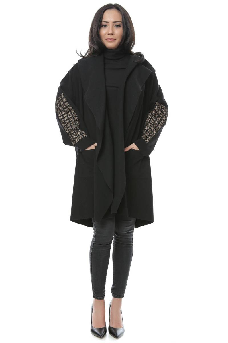 Kostenloser Versand Bestickter Wollmantel Kostenloser Versand Bestickter Wollmantel von BuBuCouture