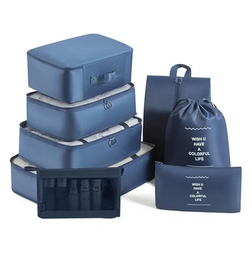 8pcs/Set Travel Storage Bag Wasserdichtes Schuhkosmetik -Organizer -Taschen Für Reisebäcke Sorting Storage Beutel Set von BuNiq