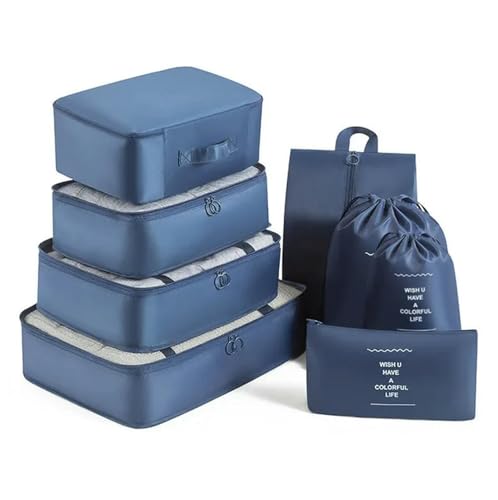 8pcs/Set Travel Storage Bag Wasserdichtes Schuhkosmetik -Organizer -Taschen Für Reisebäcke Sorting Storage Beutel Set von BuNiq