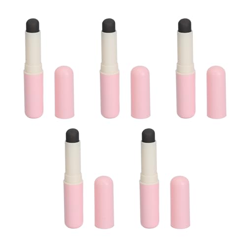 5 Stück Silikon-Lippenpinsel, Wiederverwendbarer Make-up-Pinsel, Lippenmaske, Tragbares Reise-Mini-Bürstenkopf-Make-up-Werkzeug Für Concealer, Lidschatten, Rouge, Nägel von Buachois