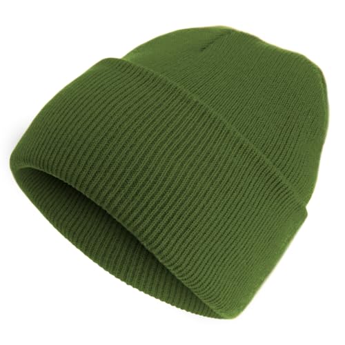 Bubadee Beanie für Kinder – warme Wintermütze für Jungen und Mädchen – stylische Strickmütze mit breiter Krempe – weich & leicht – Frühling, Herbst, Winter – optimale Passform von Bubadee