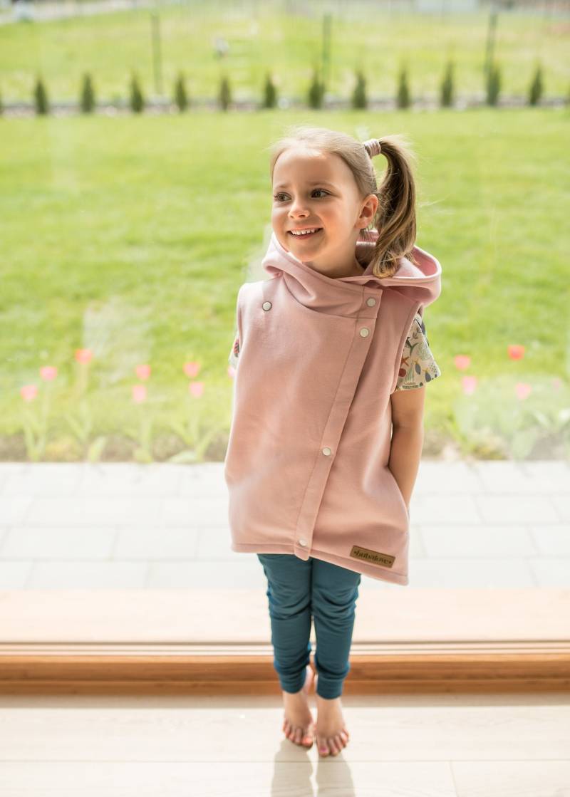 Mädchenweste, Frühlingsweste Für Mädchen, Weste Mit Kapuze von Bubalove