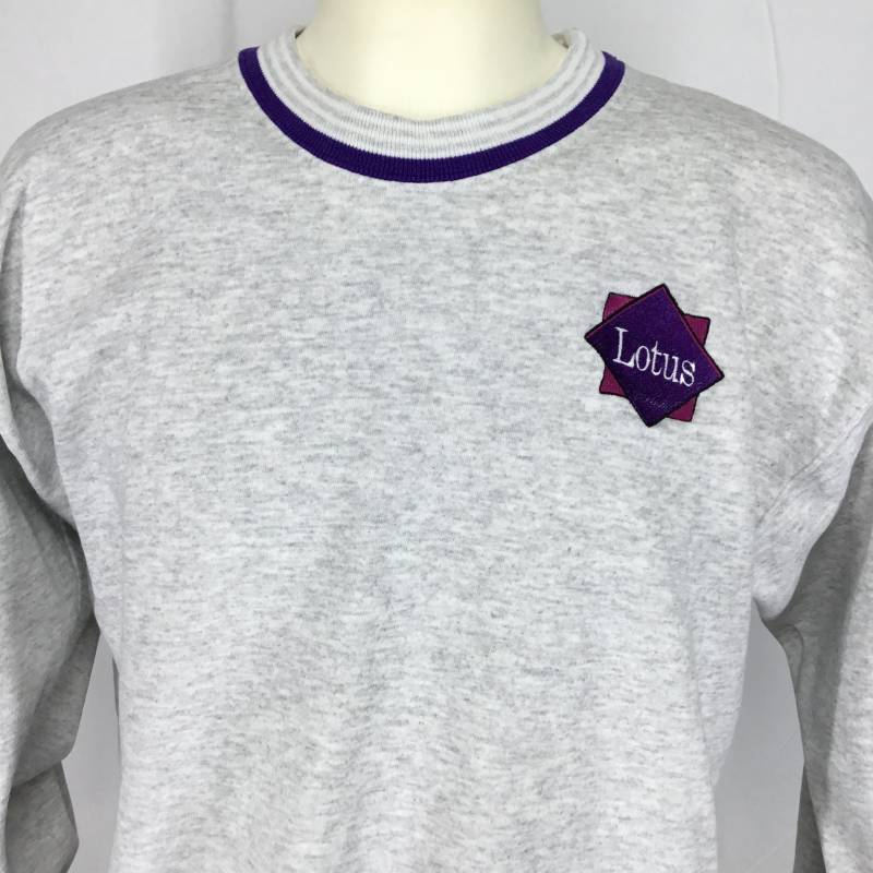 Vintage Herren Xl Sweatshirt Lotus Software Computer Nerd Geek Ringer 80Er 90Er von BubbaFettsBounty