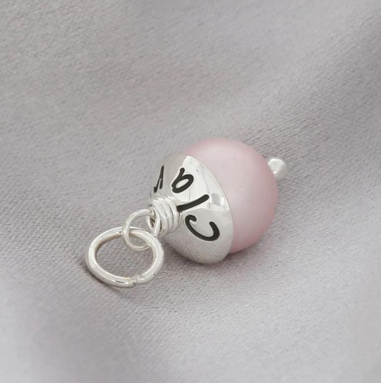 Perlenschmuck Perle Matt Oder Glänzend , Geschenk Für Mama Oma Freundin Muttertag Valentinstag Weihnachten, Bff Beste Freunde, Namensperle von BubiduDE