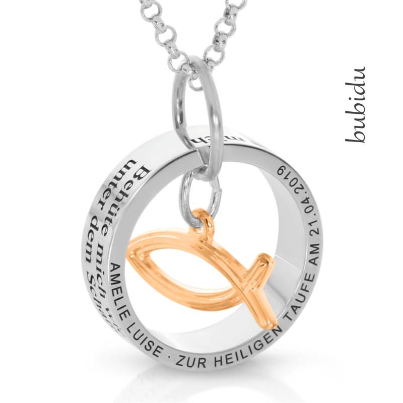 Silberkette Gravur Taufe Kommunion Geburtsdaten Spruch Namen Ichthys Fisch Kette Ring Anhänger Besonderer Schmuck Namenskette Patenkind Silberkette Gravur Taufe Kommunion Geburtsdaten Spruch Namen Ichthys Fisch Kette Ring Anhänger Besonderer Schmuck Namenskette Patenkind von BubiduDE