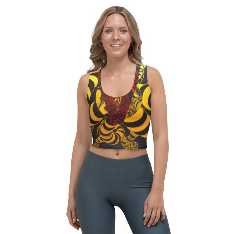 Bublikart Crop Top "Not Versace" von BublikArtShop