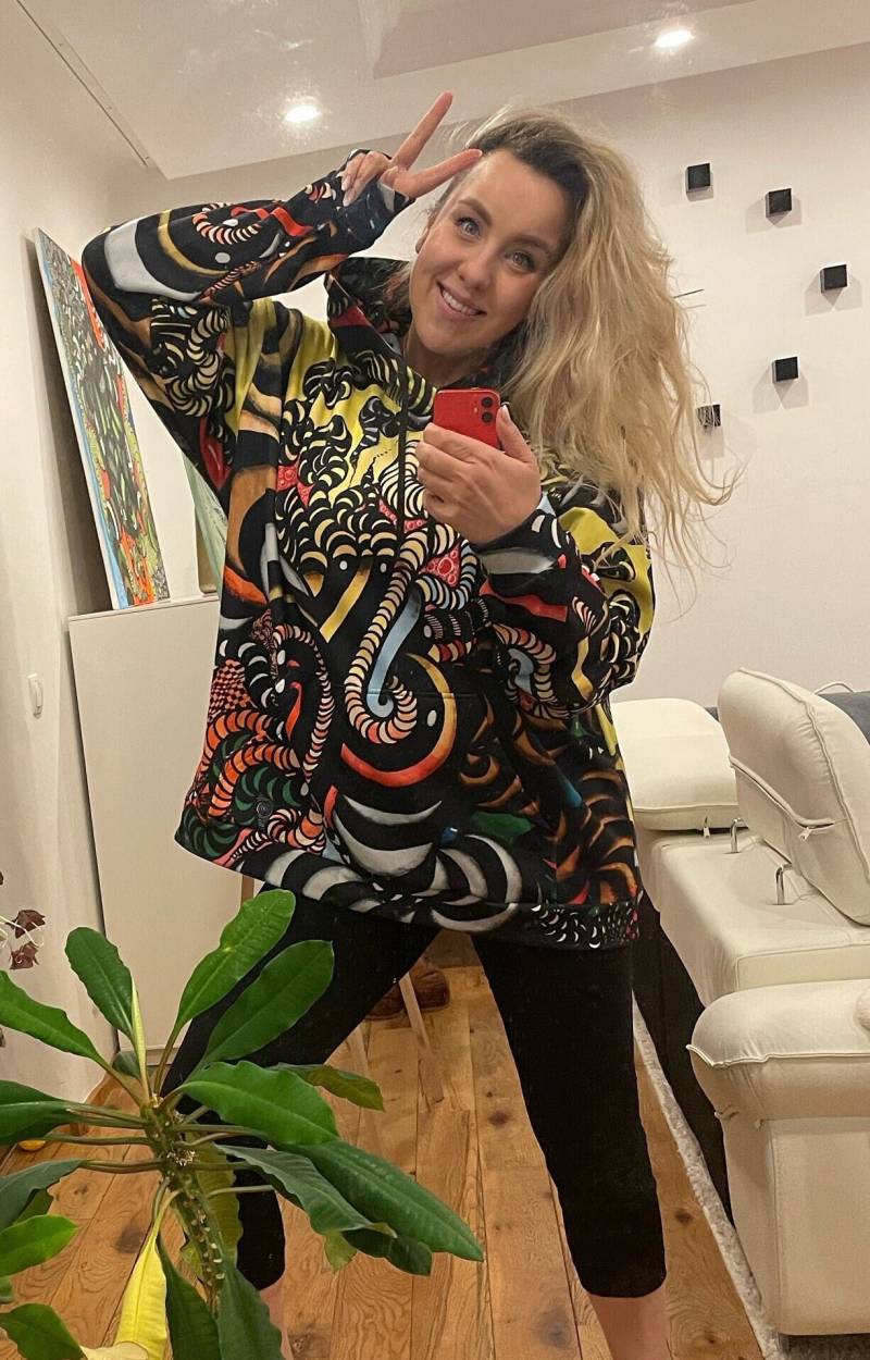 Bublikart Damen Kapuzenpullover "Life" von BublikArtShop