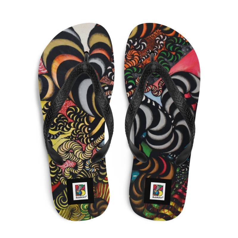 Bublikart Flip-Flops "Life" von BublikArtShop