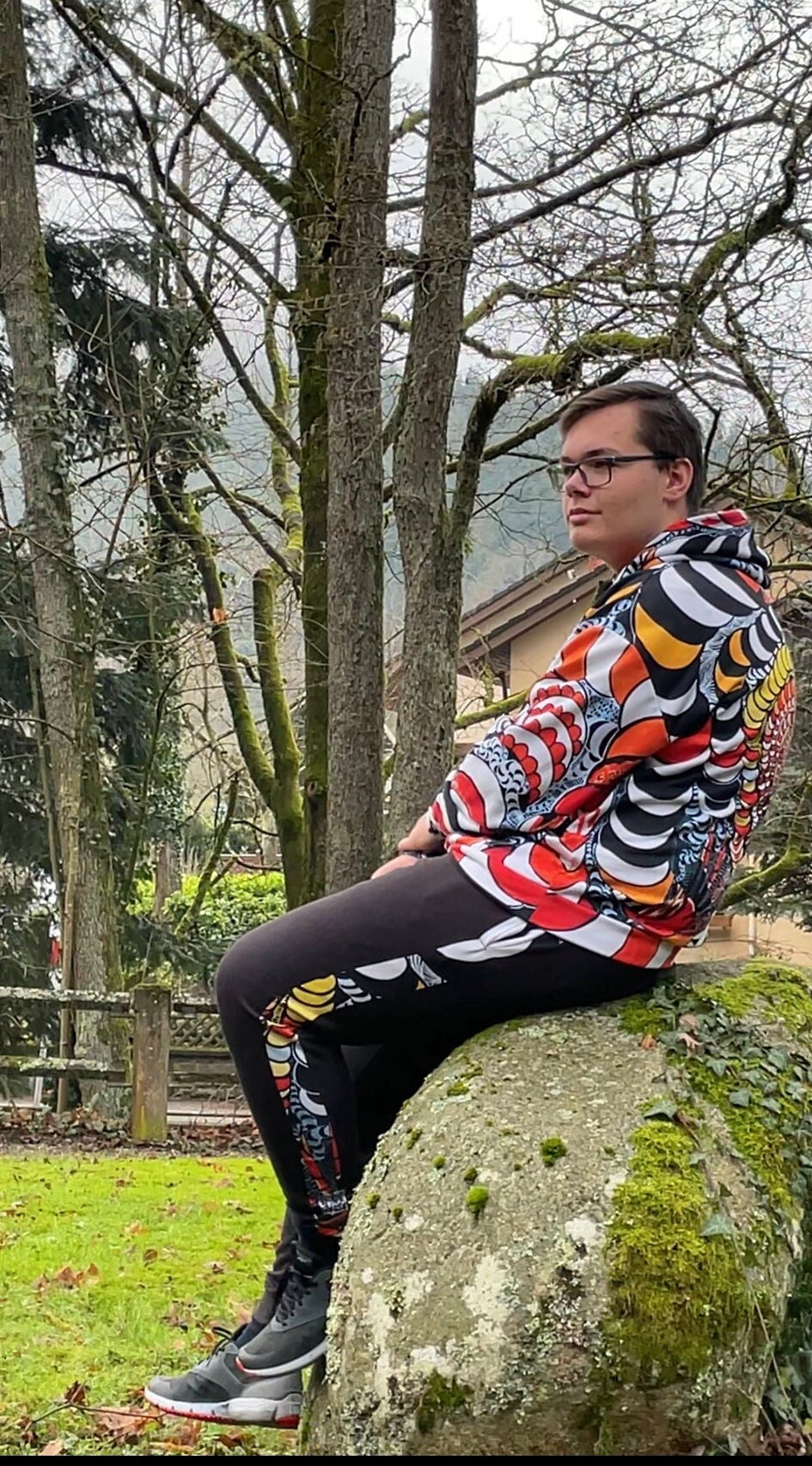 Bublikart Herren Jogger "Scream" von BublikArtShop