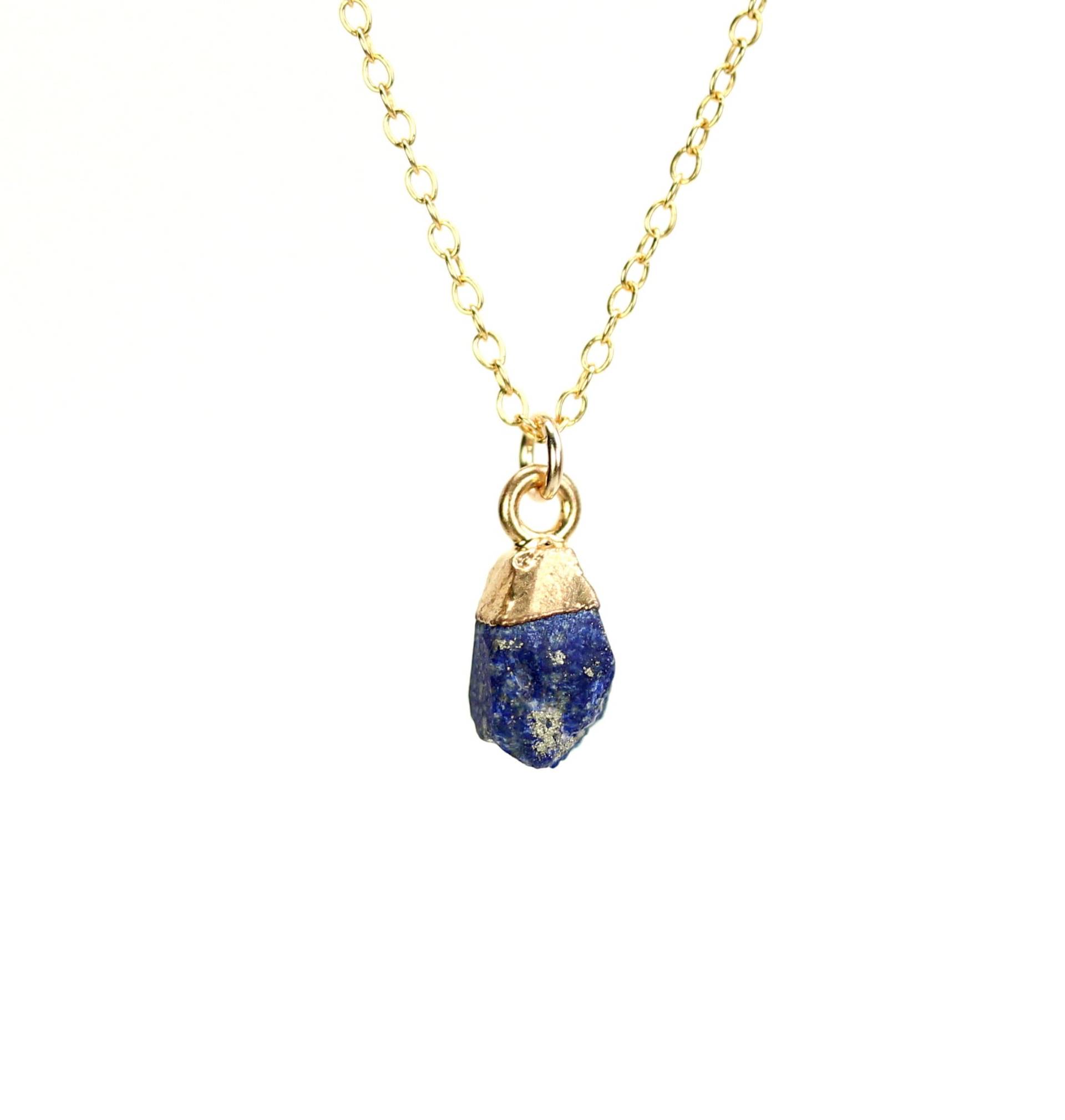 Lapislazuli Halskette, Rohstein Anhänger, September Geburtsstein 14K Gold Filled Schmuck Lapislazuli Halskette, Rohstein Anhänger, September Geburtsstein 14K Gold Filled Schmuck von BubuRuby
