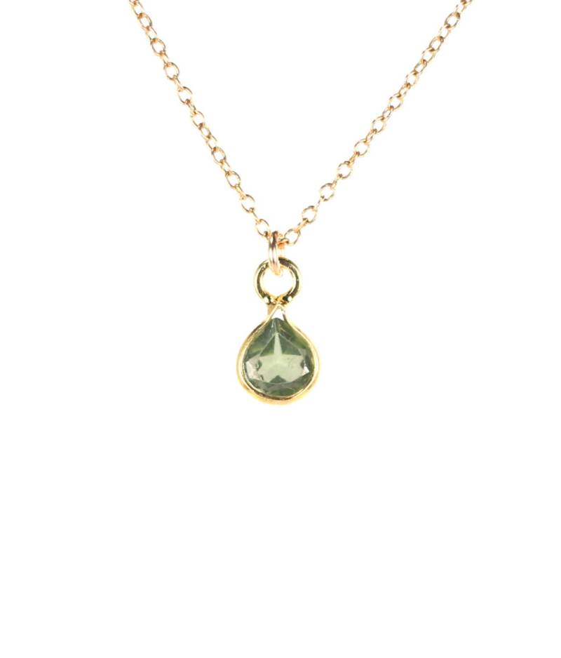 Peridot Halskette, Winzige Grüne Edelstein August Geburtsstein, Kristall Ein Echter Mini An 14K Gold Gefüllte Kette Peridot Halskette, Winzige Grüne Edelstein August Geburtsstein, Kristall Ein Echter Mini An 14K Gold Gefüllte Kette von BubuRuby