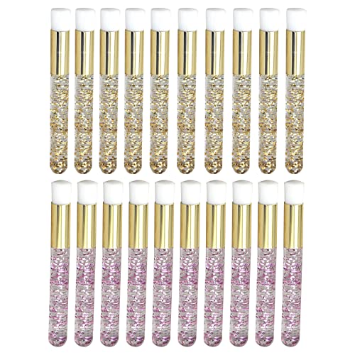Wimpernshampoo Pinsel Nasenporen Tiefenreinigung Bürste 20 Stük. Abziehen Mitesser Bürsten Entferner Werkzeug Eyelash Cleaning Brush Makeup Brushes Extension Eyelash for Nose Pore Deep Cleaning Brush von Bubuny