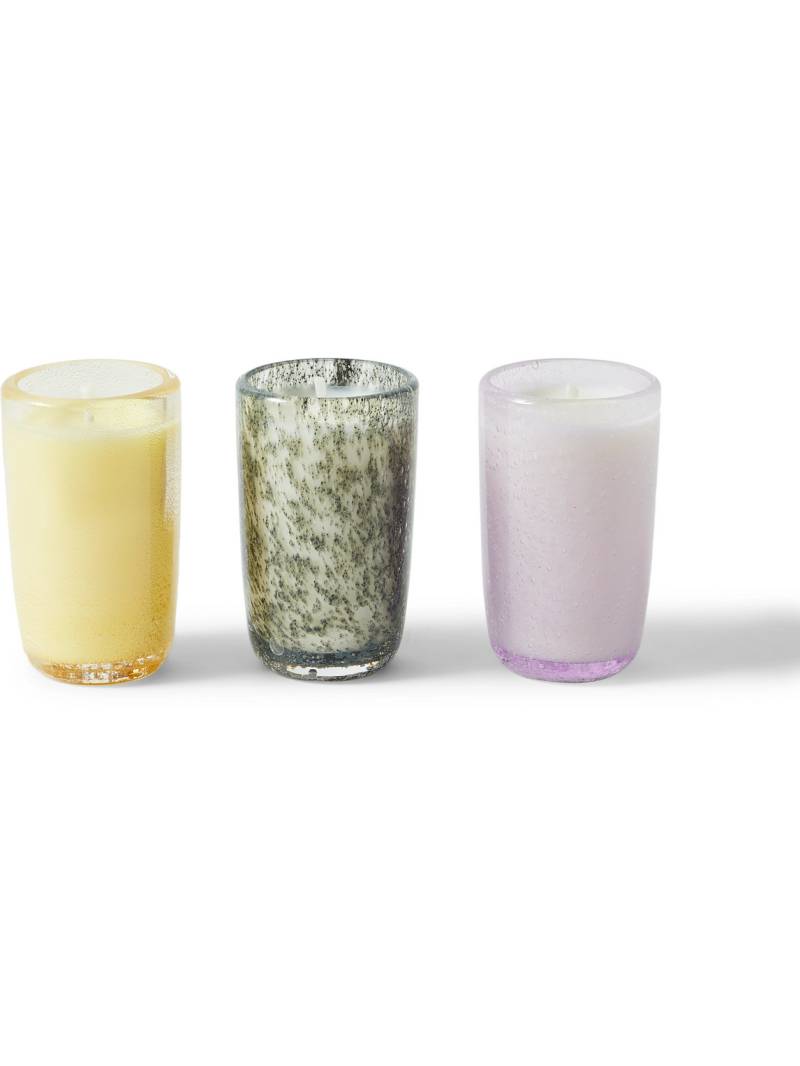 Buccellati - Set of Three Mini Scented Candles, 3 x 40g - Men - Green von Buccellati
