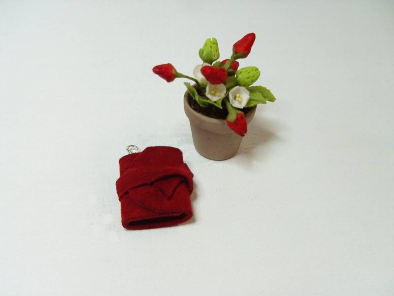 Minibuch, Lederbuch, Miniatur, Schlüsselanhänger, Charm von BuchHandWerk