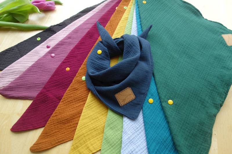 Halstuch "Salbei" Aus Musselin von Buchfink