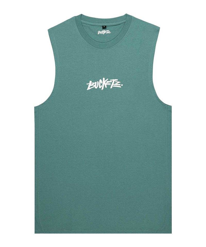 Bucketz Kurzarmshirt Bucketz Ball Park Tanktop Ärmellose Shirts Herren default von Bucketz