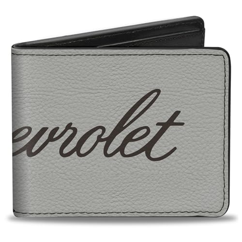 Buckle-Down Chevy Wallet Bifold Chevrolet Script White Brown Vegan Leder Buckle-Down Chevy Wallet Bifold Chevrolet Script White Brown Vegan Leder von Buckle-Down