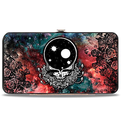 Buckle-Down Damen-Portemonnaie mit Schnappverschluss – Space Your Face/Galaxy, Mehrfarbig, 7 x 4 US von Buckle-Down