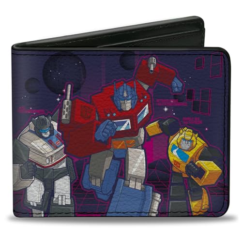 Buckle-Down Hasbro Wallet Bifold Transformers Autobots Roll Out Group Pose Blues, veganes Leder, Violett, 4.0" x 3.5", Casual Buckle-Down Hasbro Wallet Bifold Transformers Autobots Roll Out Group Pose Blues, veganes Leder, Violett, 4.0" x 3.5", Casual von Buckle-Down