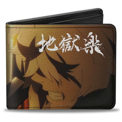 Buckle-Down Hell's Paradise Wallet Bifold Hell's Paradise Yamada Vs Gabimaru Scene and Title Logo Vegan Leather Buckle-Down Hell's Paradise Wallet Bifold Hell's Paradise Yamada Vs Gabimaru Scene and Title Logo Vegan Leather von Buckle-Down