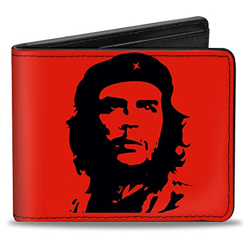 Buckle-Down Herren Bifold Wallet Che Guevara Reisezubehör-Bi-Fold-Brieftasche, Mehrfarbig, 4.0" x 3.5" von Buckle-Down