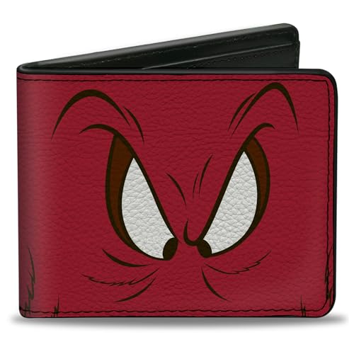 Buckle-Down Herren Bifold Wallet Looney Tunes Gossamer Reisezubehr-Bi-Fold-Brieftasche, Mehrfarbig, 10.1 cm x 8.89 cm von Buckle-Down