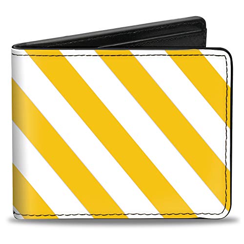 Buckle-Down Herren Bifold Wallet Stripes, 10,2 x 8,9 cm, Streifen, 4.0" x 3.5", Buckle-down Bifold Wallet Stripes von Buckle-Down