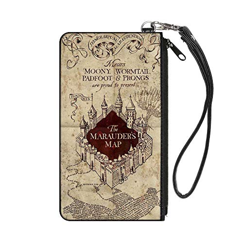 Buckle-Down Herren Canvas Coin Purse Harry Potter Münzgeldbörse, Mehrfarbig, 11 cm x 8 cm von Buckle-Down