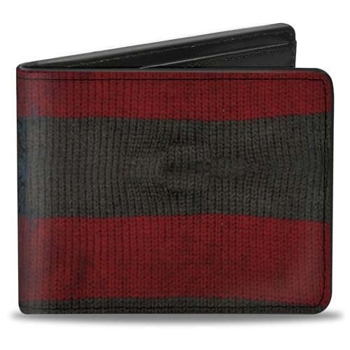 Buckle-Down Herren Geldbörse, Freddy Krüger, 4.0" x 3.5" von Buckle-Down