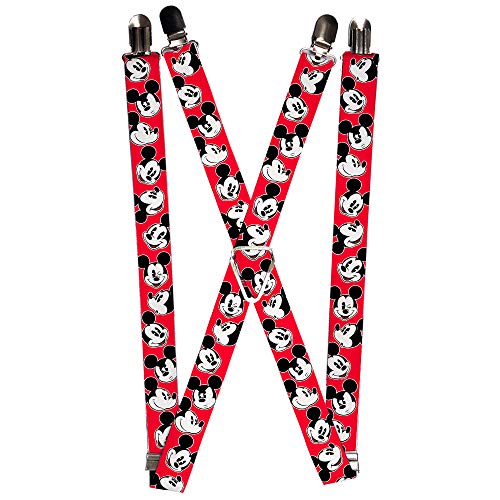 Buckle-Down Herren Suspender-Mickey Mouse Hosentrger, Mehrfarbig, Einheitsgröße von Buckle-Down