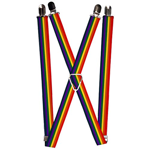 Buckle-Down Herren Suspender-Rainbow Hosentrger, Mehrfarbig, Einheitsgröße von Buckle-Down