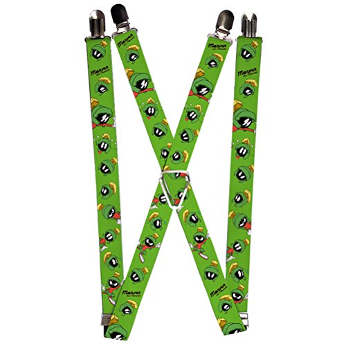 Buckle Down Herren Suspender-Marvin The Martian Strumpfhalter, Mehrfarbig, Einheitsgröße von Buckle-Down