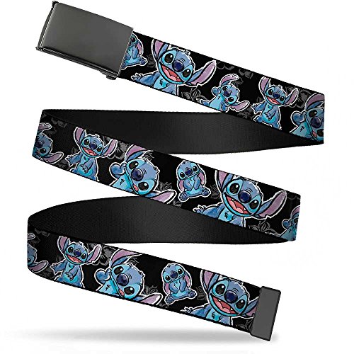 Buckle-Down Herren Webgürtel Lilo & Stitch 3,2 cm Gürtel, Mehrfarbig, 1.25" Wide-Fits up to 42" Pant Size von Buckle-Down