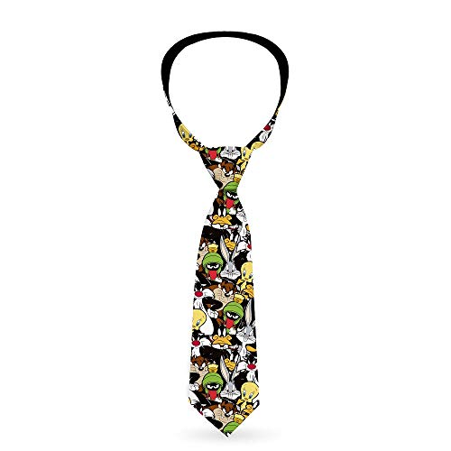 Buckle-Down Krawatte Standard – Looney Tunes 6 Figuren gestapelte Collage, Looney Tunes, 58" x 4" Buckle-Down Krawatte Standard – Looney Tunes 6 Figuren gestapelte Collage, Looney Tunes, 58" x 4" von Buckle-Down