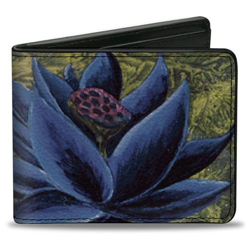 Buckle-Down Magic the Gathering Wallet Bifold Magic the Gathering Black Lotus Card Image and Title Logo Vegan Leather, Mehrfarbig, 4.0" x 3.5", Casual Buckle-Down Magic the Gathering Wallet Bifold Magic the Gathering Black Lotus Card Image and Title Logo Vegan Leather, Mehrfarbig, 4.0" x 3.5", Casual von Buckle-Down