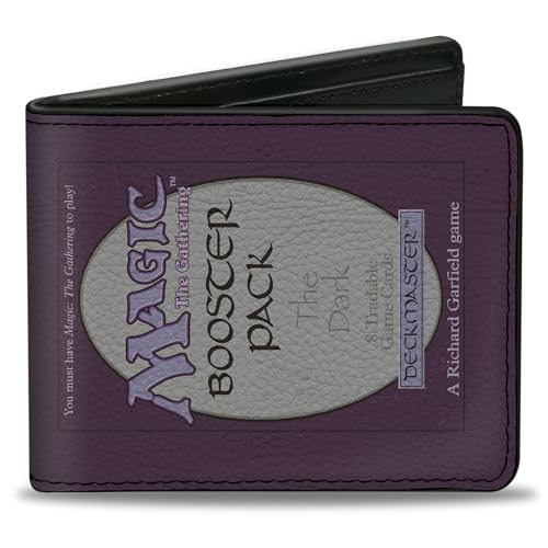 Buckle-Down Magic the Gathering Wallet Bifold Magic the Gathering the Dark Deckmaster Card Replica Purples Vegan Leather, Violett, 4.0" x 3.5", Casual Buckle-Down Magic the Gathering Wallet Bifold Magic the Gathering the Dark Deckmaster Card Replica Purples Vegan Leather, Violett, 4.0" x 3.5", Casual von Buckle-Down