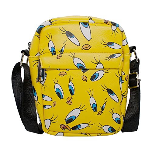 Buckle-Down Unisex-Erwachsene Crossbody-Taschen, Tweety, 8.0" x 6.5" Buckle-Down Unisex-Erwachsene Crossbody-Taschen, Tweety, 8.0" x 6.5" von Buckle-Down