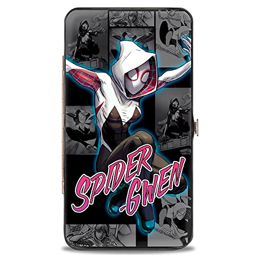 Buckle-Down Unisex-Erwachsene Scharnier Spider-Gwen Geldbörse, Mehrfarbig, Einheitsgröße von Buckle-Down