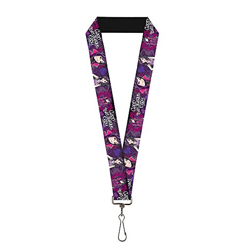 Buckle-Down Unisex-Erwachsene Lanyard-1.0-Descendants Mal 3-Poses Good Isn't Always/he Schlüsselanhänger, Mehrfarbig, Einheitsgröße von Buckle-Down